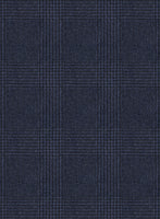 Caccioppoli Calic Glen Blue Wool Jacket - StudioSuits