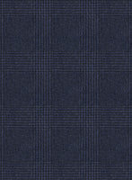 Caccioppoli Calic Glen Blue Wool Suit - StudioSuits