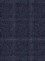 Caccioppoli Calic Glen Blue Wool Suit - StudioSuits