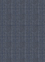 Caccioppoli Carpa Glen Blue Wool Suit - StudioSuits