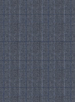 Caccioppoli Carpa Glen Blue Wool Suit - StudioSuits