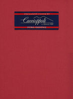 Caccioppoli Cotton Gabardine Tango Red Jacket - StudioSuits