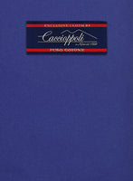 Caccioppoli Cotton Drill Cobalt Blue Jacket - StudioSuits