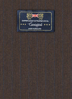 Caccioppoli Dapper Dandy Acula Brown Wool Jacket - StudioSuits
