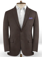Caccioppoli Dapper Dandy Acula Brown Wool Jacket - StudioSuits