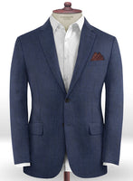 Caccioppoli Dapper Dandy Apelli Bottle Blue Wool Jacket - StudioSuits