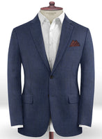 Caccioppoli Dapper Dandy Apelli Bottle Blue Wool Jacket - StudioSuits