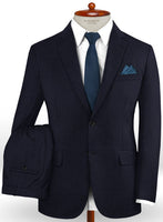 Caccioppoli Dapper Dandy Arber Navy Blue Wool Suit - StudioSuits