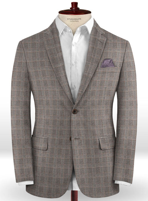 Caccioppoli Dapper Dandy Aronio Gray Wool Jacket - StudioSuits