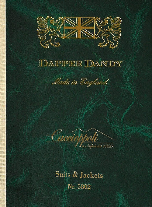 Caccioppoli Dapper Dandy Batito Brown Wool Jacket - StudioSuits