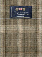 Caccioppoli Dapper Dandy Batito Brown Wool Suit - StudioSuits