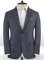 Caccioppoli Dapper Dandy Bella Blue Wool Jacket - StudioSuits