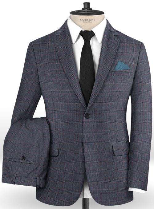 Caccioppoli Dapper Dandy Bella Blue Wool Suit - StudioSuits