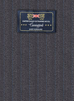 Caccioppoli Dapper Dandy Blezzi Gray Blue Wool Jacket - StudioSuits