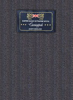 Caccioppoli Dapper Dandy Blezzi Gray Blue Wool Suit - StudioSuits