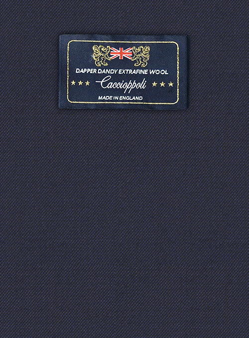 Caccioppoli Dapper Dandy Duffon Blue Wool Pants - StudioSuits