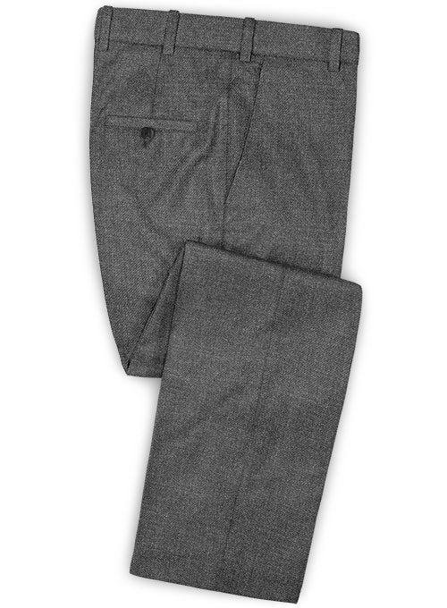 Caccioppoli Dapper Dandy Blunna Gray Wool Pants - StudioSuits