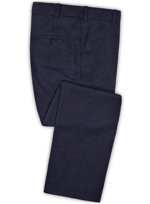 Caccioppoli Dapper Dandy Capala Blue Wool Suit - StudioSuits