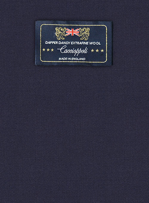 Caccioppoli Dapper Dandy Capala Blue Wool Suit - StudioSuits