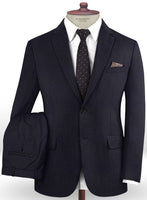 Caccioppoli Dapper Dandy Chillo Dark Blue Wool Suit - StudioSuits