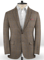 Caccioppoli Dapper Dandy Dicanno Brown Wool Jacket - StudioSuits