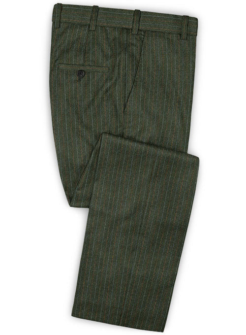 Caccioppoli Dapper Dandy Didena Forest Green Wool Suit - StudioSuits