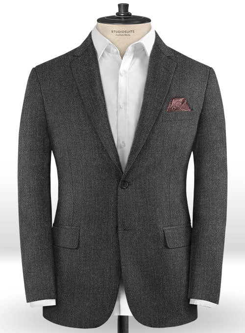 Caccioppoli Dapper Dandy Dino Gray Wool Suit - StudioSuits