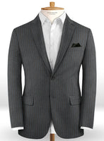 Caccioppoli Dapper Dandy Fione Charcoal Wool Jacket - StudioSuits