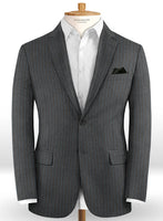 Caccioppoli Dapper Dandy Fione Charcoal Wool Suit - StudioSuits