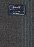 Caccioppoli Dapper Dandy Fione Charcoal Wool Suit - StudioSuits