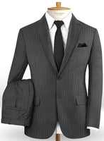 Caccioppoli Dapper Dandy Fione Charcoal Wool Suit - StudioSuits