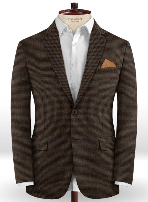 Caccioppoli Dapper Dandy Fiunti Brown Wool Suit - StudioSuits