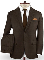 Caccioppoli Dapper Dandy Fiunti Brown Wool Suit - StudioSuits