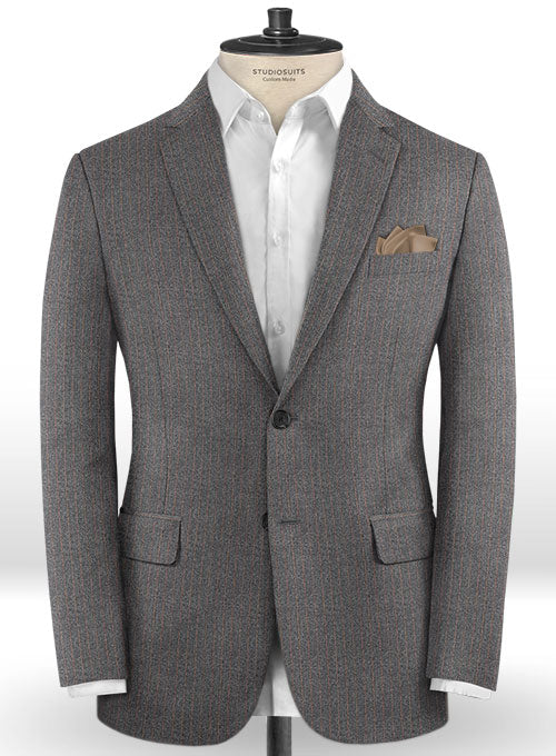 Caccioppoli Dapper Dandy Ichini Club Blue Wool Jacket - StudioSuits