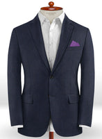 Caccioppoli Dapper Dandy Inato Glen Blue Wool Jacket - StudioSuits