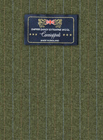 Caccioppoli Dapper Dandy Iniesa Seaweed Green Wool Suit - StudioSuits