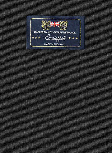 Caccioppoli Dapper Dandy Lead Gray Wool Suit - StudioSuits