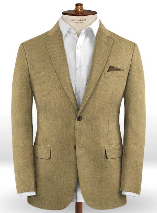 Caccioppoli Dapper Dandy Madici Moss Green Wool Suit - StudioSuits