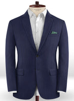 Caccioppoli Dapper Dandy Midico Royal Blue Wool Jacket - StudioSuits