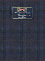 Caccioppoli Dapper Dandy Orneya Cobalt Blue Wool Suit - StudioSuits