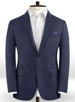 Caccioppoli Dapper Dandy Osotti Blue Wool Jacket - StudioSuits