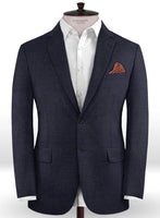 Caccioppoli Dapper Dandy Pabio Dark Blue Wool Jacket - StudioSuits