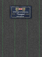 Caccioppoli Dapper Dandy Palor Dark Gray Wool Jacket - StudioSuits