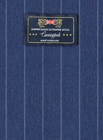 Caccioppoli Dapper Dandy Parbo Blue Wool Jacket - StudioSuits