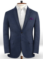 Caccioppoli Dapper Dandy Rupana Birdseye Blue Wool Suit - StudioSuits