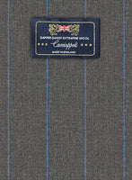 Caccioppoli Dapper Dandy Tarazo Gray Wool Pants - StudioSuits