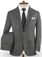 Caccioppoli Dapper Dandy Tarazo Gray Wool Suit - StudioSuits