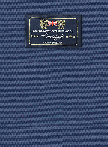 Caccioppoli Dapper Dandy Tavino Persian Blue Wool Suit - StudioSuits
