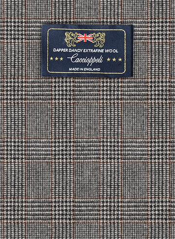 Caccioppoli Dapper Dandy Vucia Light Blue Wool Jacket - StudioSuits
