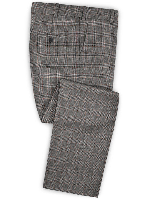 Caccioppoli Dapper Dandy Vucia Light Blue Wool Pants - StudioSuits